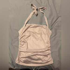 SHEIN Light Beige Halter Tank Top